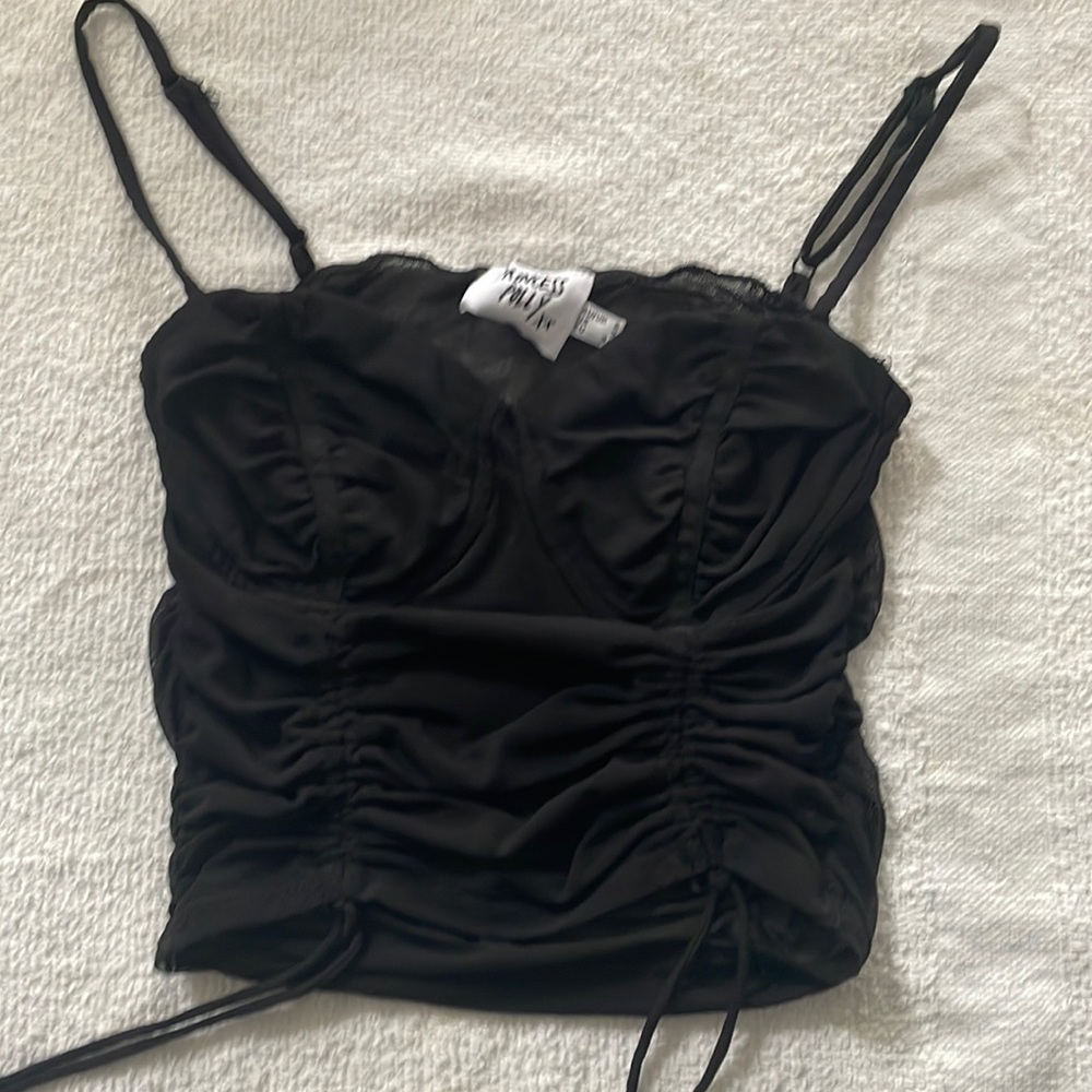 Mesh Princess Polly bustier top